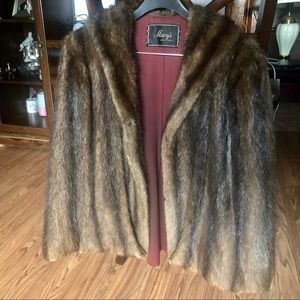 Fur cape